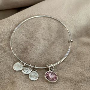 Alex and Ani silver bracelet